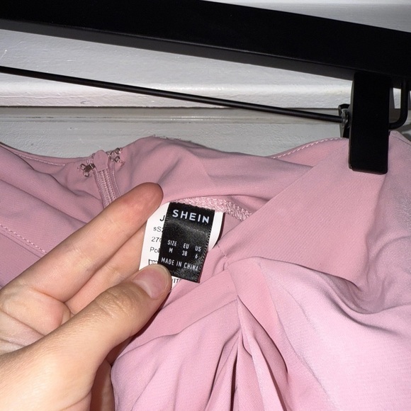 2/$15 SHEIN Soft Pink Draped Maxi Skirt - Picture 4 of 4